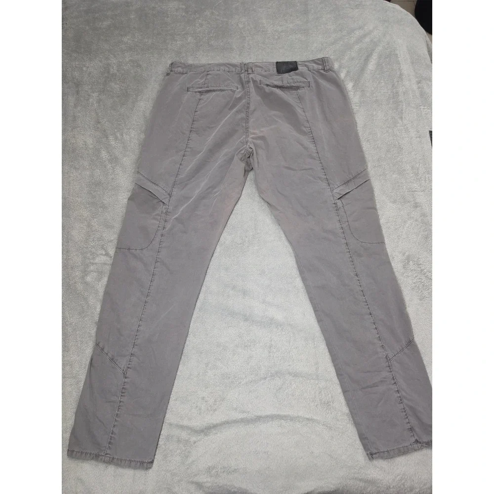 True Religion Mens Gray Cargo Tactical Pants Size 38 Straight Leg